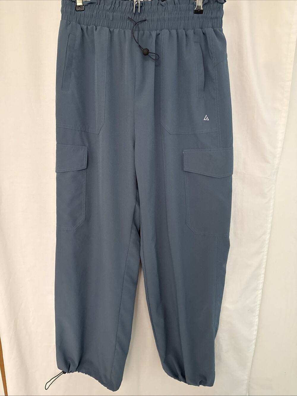 Luna Peak Jogger Hiking Pants, Women's Size Medium Slate Blue Pockets